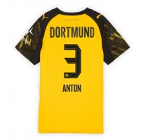 Borussia Dortmund Waldemar Anton #3 Koszulka Podstawowa damskie 2025-26 Krótki Rękaw